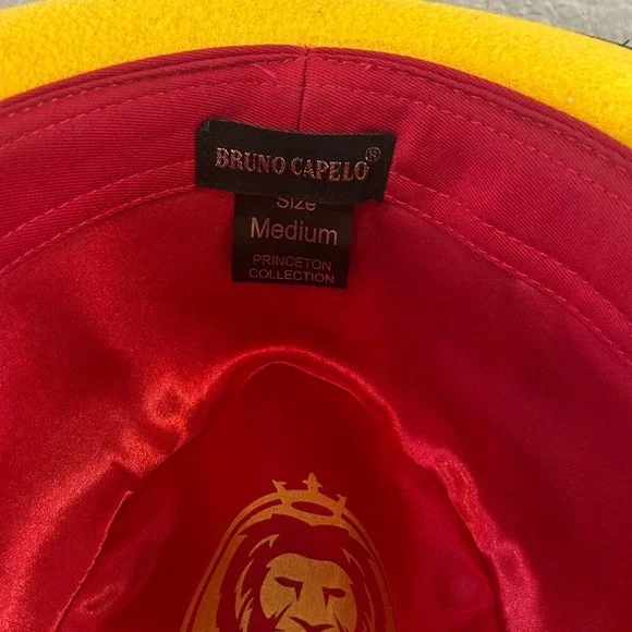 Bruno Capelo Princeton Collection Black Australian Wool Fedora Hat Medium - Picture 6 of 7